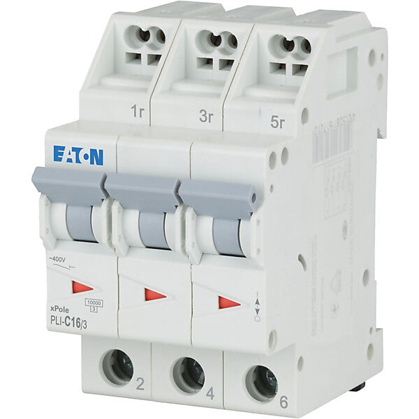 Eaton Leitungsschutzschalter C 16A, 3p Steckkl. PLI-C16/3
